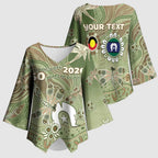 Personalised NAIDOC Week 2026 Kimono Sleeve Blouse Dragonfly Australian Aboriginal Art