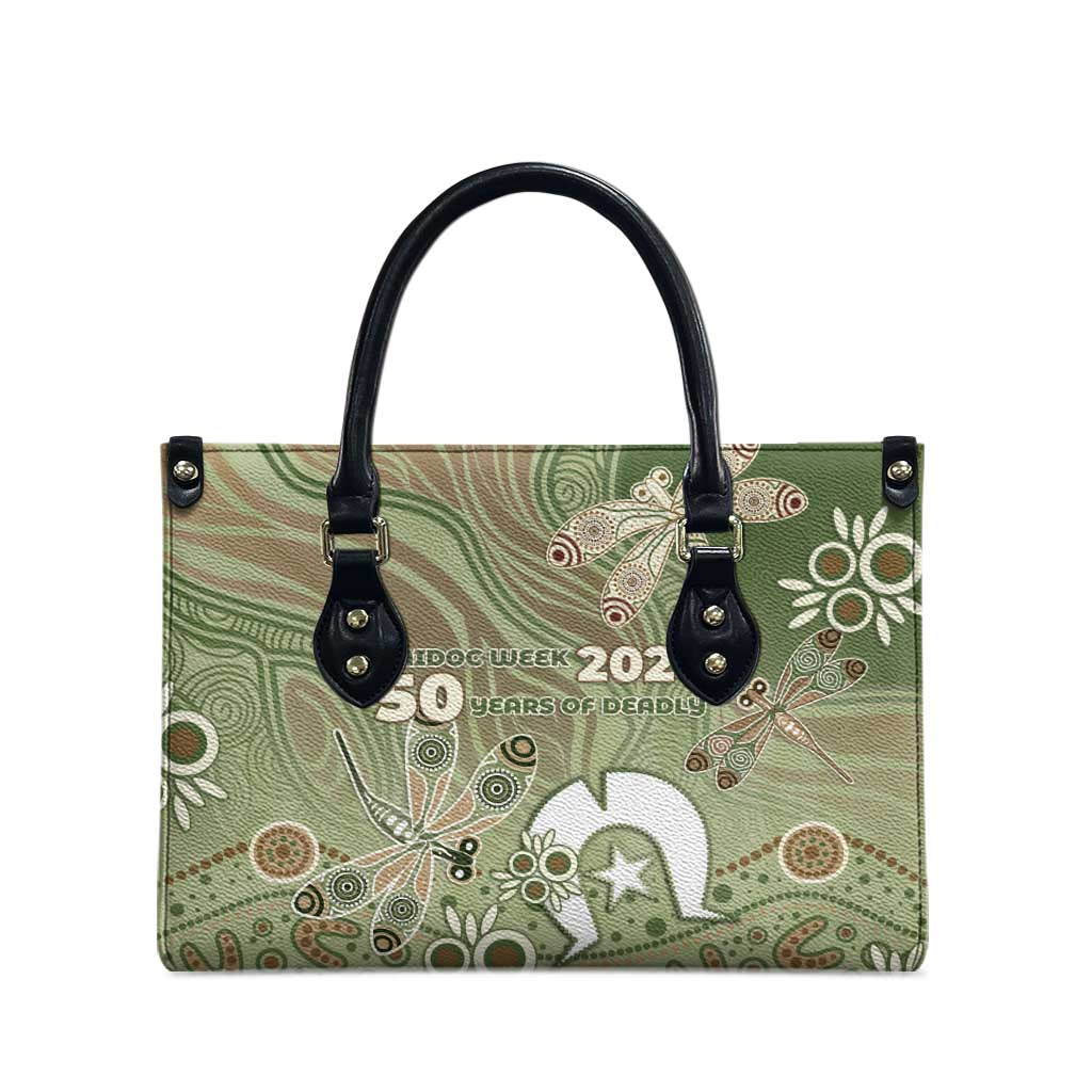 NAIDOC Week 2026 Leather Bag Dragonfly Australian Aboriginal Art