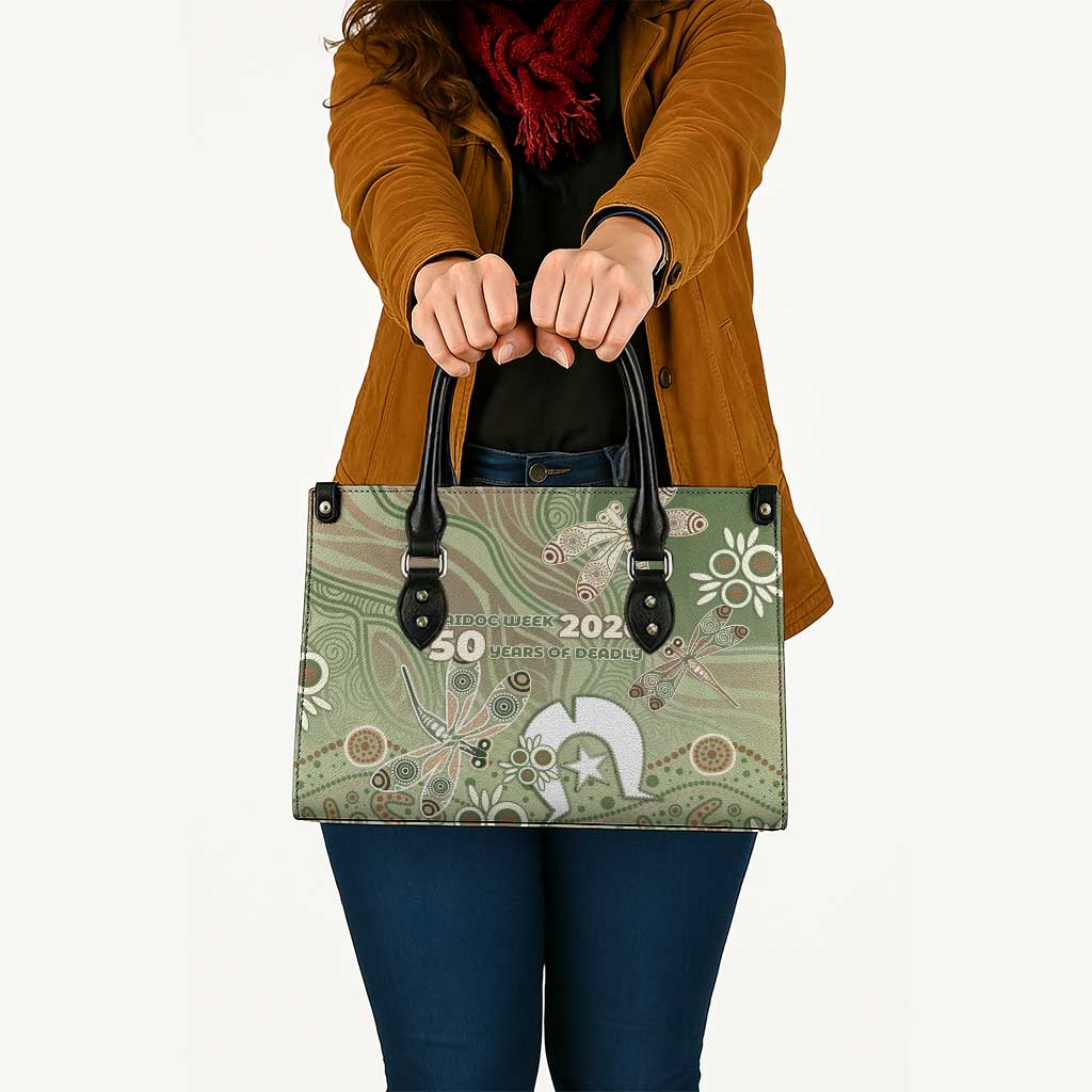 NAIDOC Week 2026 Leather Bag Dragonfly Australian Aboriginal Art