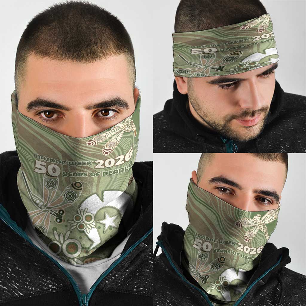 NAIDOC Week 2026 Neck Gaiter Dragonfly Australian Aboriginal Art