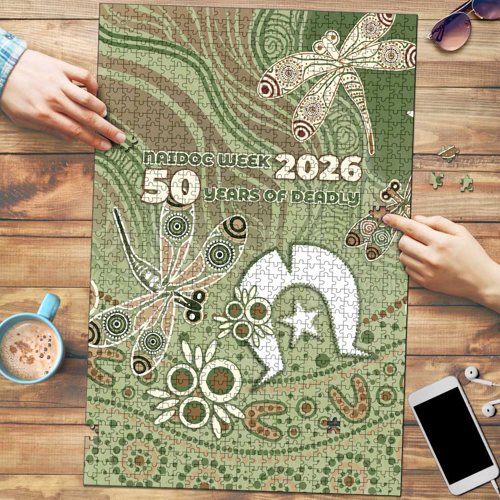 NAIDOC Week 2026 Puzzle Dragonfly Australian Aboriginal Art