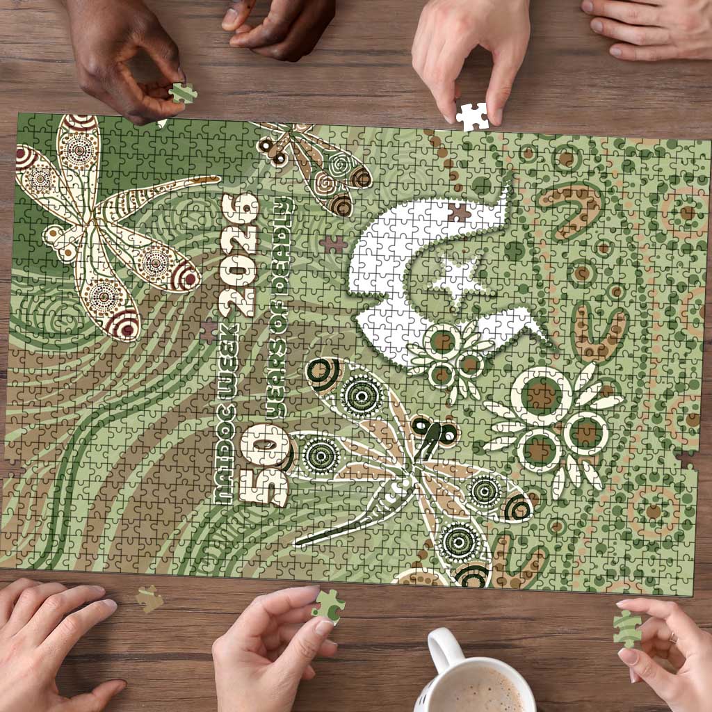 NAIDOC Week 2026 Puzzle Dragonfly Australian Aboriginal Art