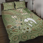 NAIDOC Week 2026 Quilt Bed Set Dragonfly Australian Aboriginal Art