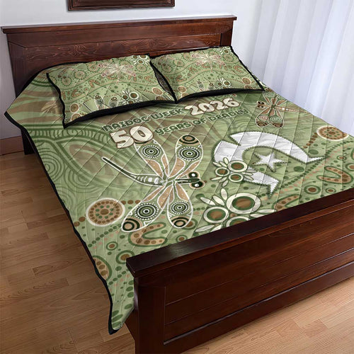 NAIDOC Week 2026 Quilt Bed Set Dragonfly Australian Aboriginal Art