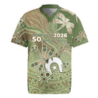 Personalised NAIDOC Week 2026 Rugby Jersey Dragonfly Australian Aboriginal Art