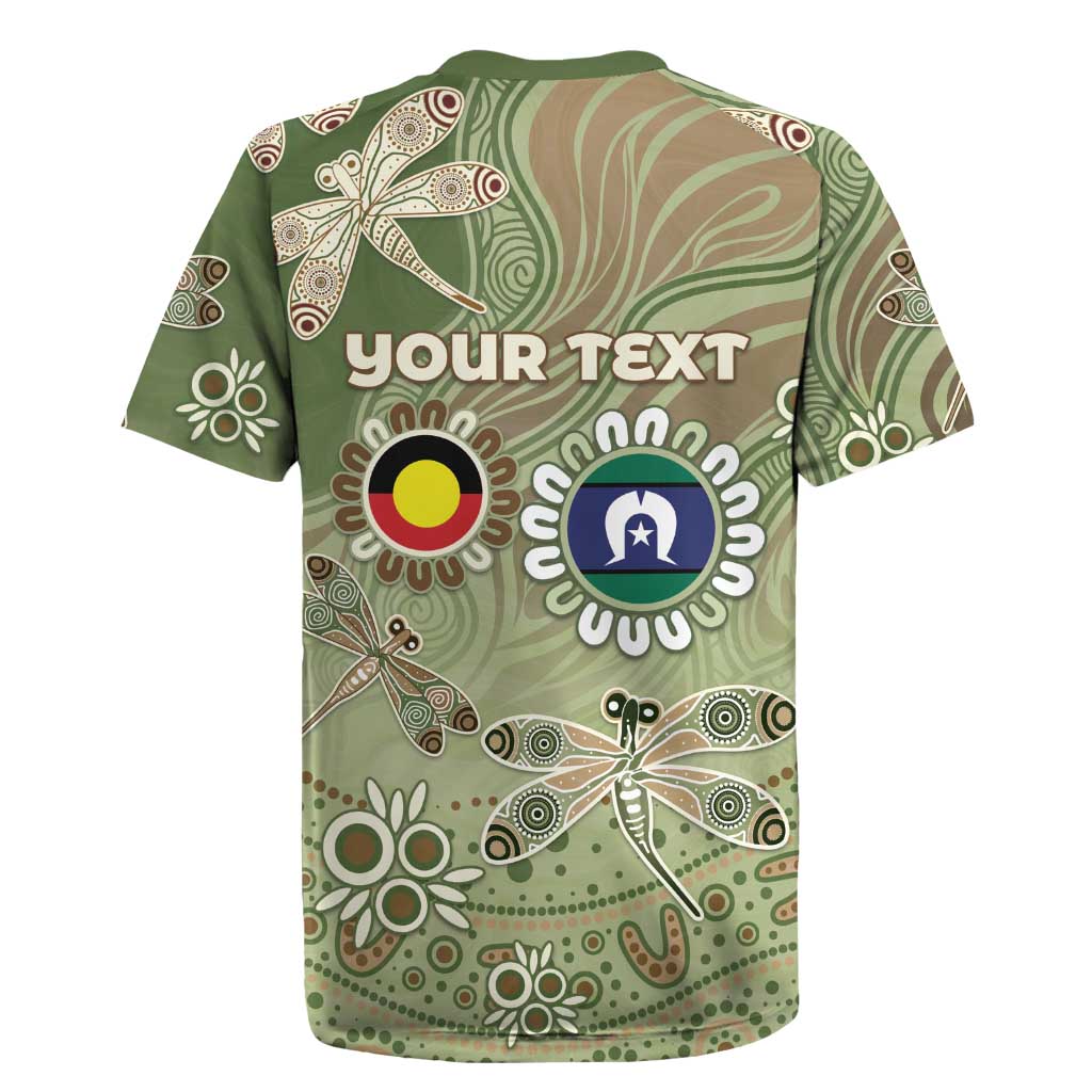 Personalised NAIDOC Week 2026 Rugby Jersey Dragonfly Australian Aboriginal Art