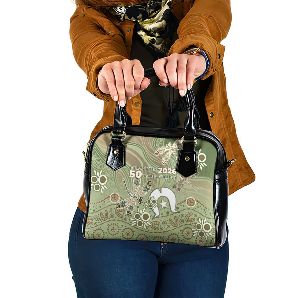 NAIDOC Week 2026 Shoulder Handbag Dragonfly Australian Aboriginal Art