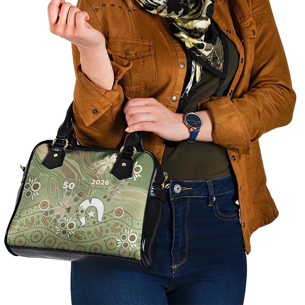 NAIDOC Week 2026 Shoulder Handbag Dragonfly Australian Aboriginal Art