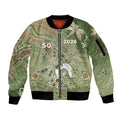 Personalised NAIDOC Week 2026 Sleeve Zip Bomber Jacket Dragonfly Australian Aboriginal Art