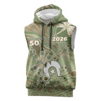 Personalised NAIDOC Week 2026 Sleeveless Hoodie Dragonfly Australian Aboriginal Art