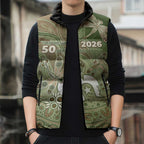 Personalised NAIDOC Week 2026 Sleeveless Puffer Jacket Dragonfly Australian Aboriginal Art
