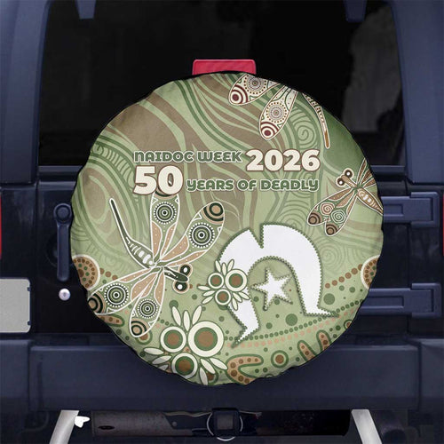 NAIDOC Week 2026 Spare Tire Cover Dragonfly Australian Aboriginal Art
