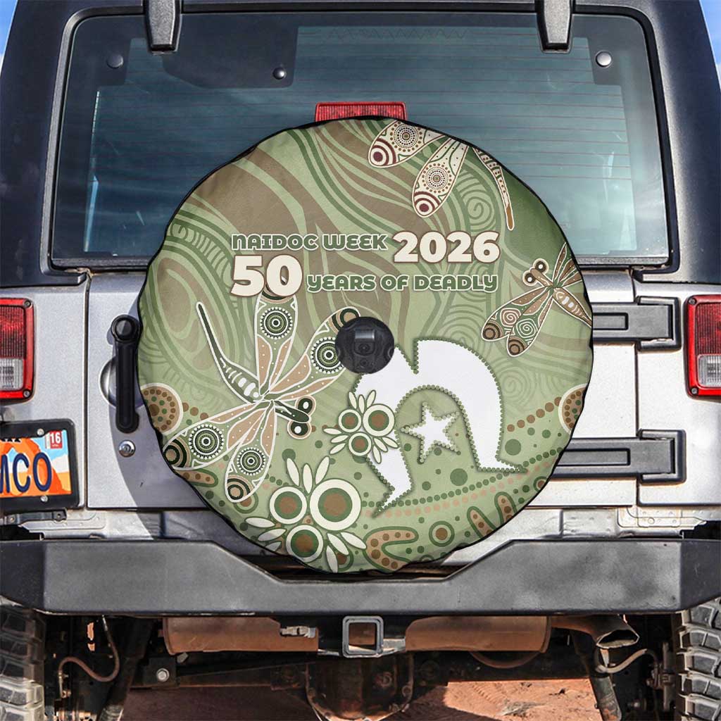 NAIDOC Week 2026 Spare Tire Cover Dragonfly Australian Aboriginal Art