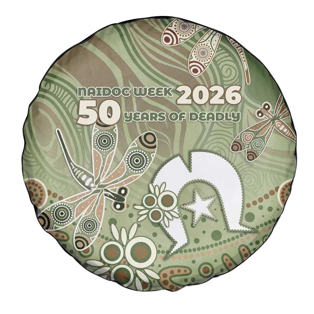 NAIDOC Week 2026 Spare Tire Cover Dragonfly Australian Aboriginal Art