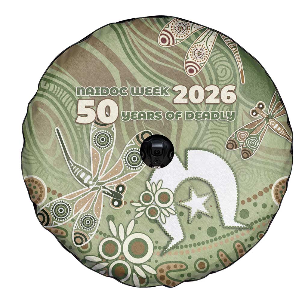 NAIDOC Week 2026 Spare Tire Cover Dragonfly Australian Aboriginal Art