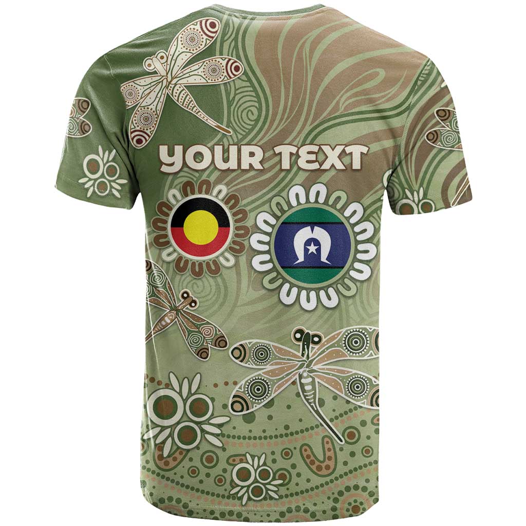 Personalised NAIDOC Week 2026 T Shirt Dragonfly Australian Aboriginal Art