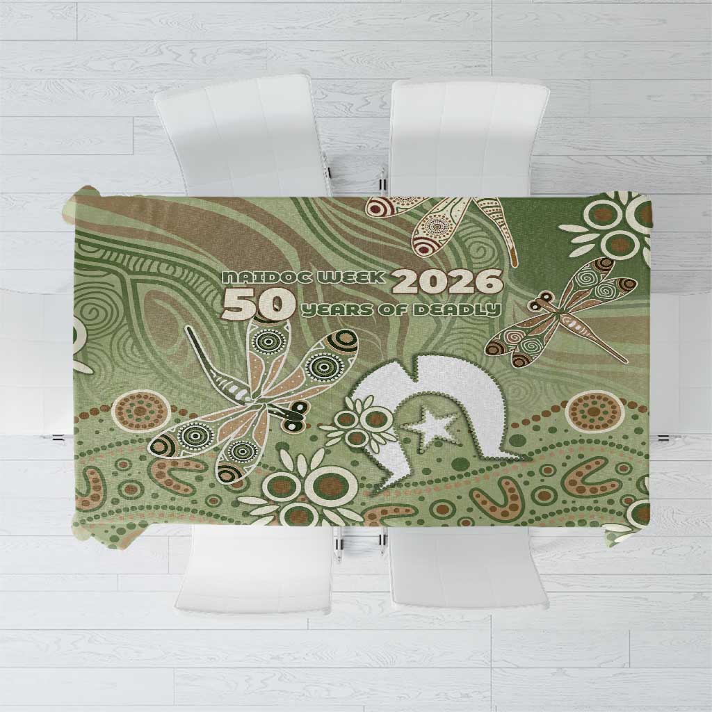NAIDOC Week 2026 Tablecloth Dragonfly Australian Aboriginal Art