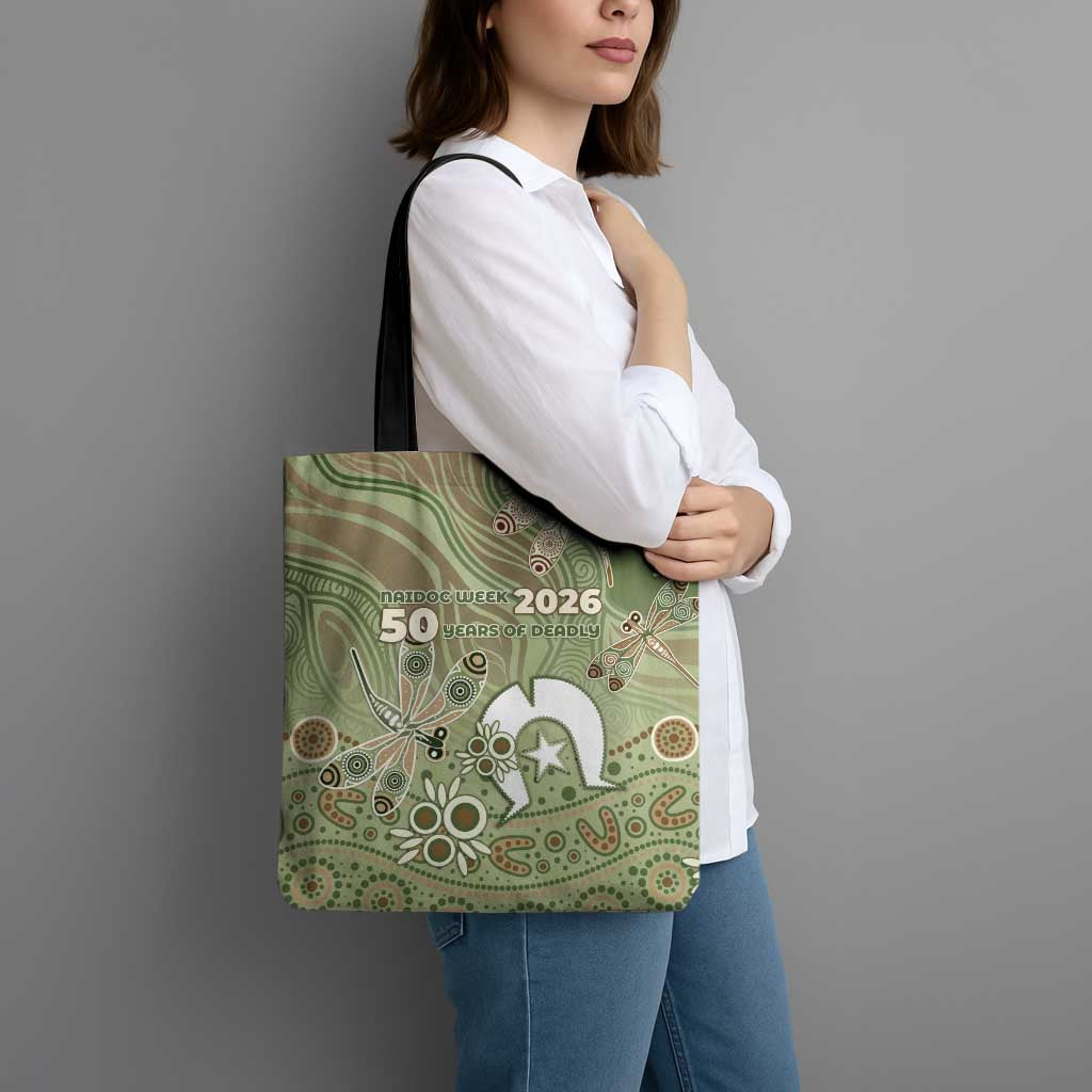 NAIDOC Week 2026 Tote Bag Dragonfly Australian Aboriginal Art