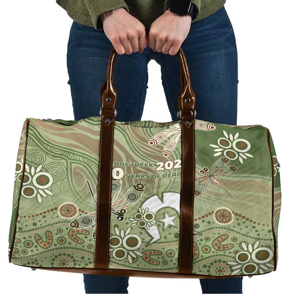 NAIDOC Week 2026 Travel Bag Dragonfly Australian Aboriginal Art