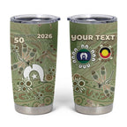 Personalised NAIDOC Week 2026 Tumbler Cup Dragonfly Australian Aboriginal Art
