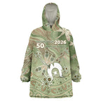 Personalised NAIDOC Week 2026 Wearable Blanket Hoodie Dragonfly Australian Aboriginal Art