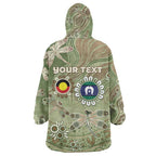Personalised NAIDOC Week 2026 Wearable Blanket Hoodie Dragonfly Australian Aboriginal Art