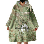 Personalised NAIDOC Week 2026 Wearable Blanket Hoodie Dragonfly Australian Aboriginal Art