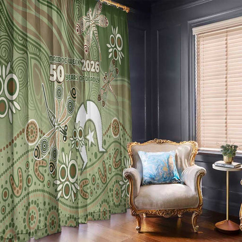 NAIDOC Week 2026 Window Curtain Dragonfly Australian Aboriginal Art
