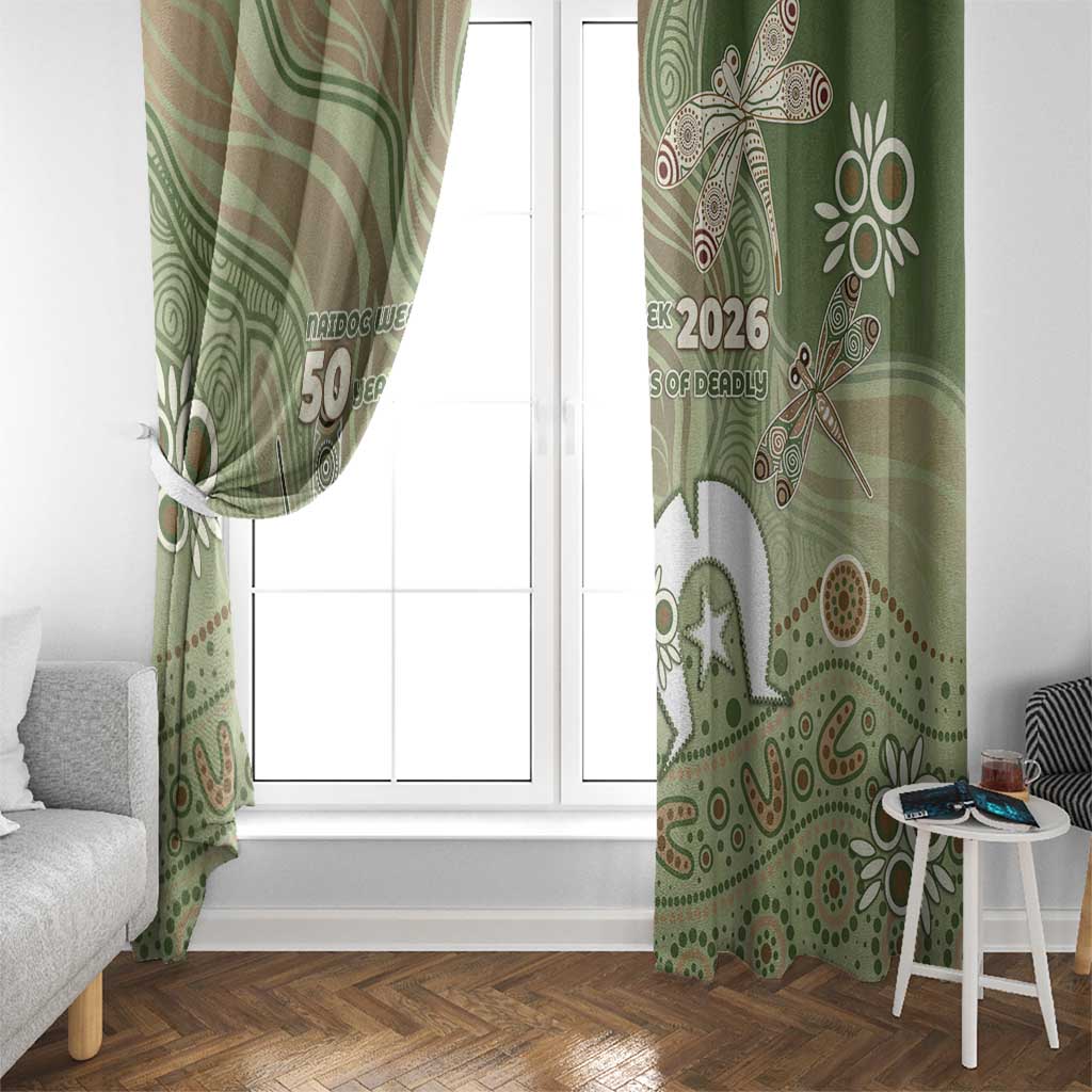 NAIDOC Week 2026 Window Curtain Dragonfly Australian Aboriginal Art