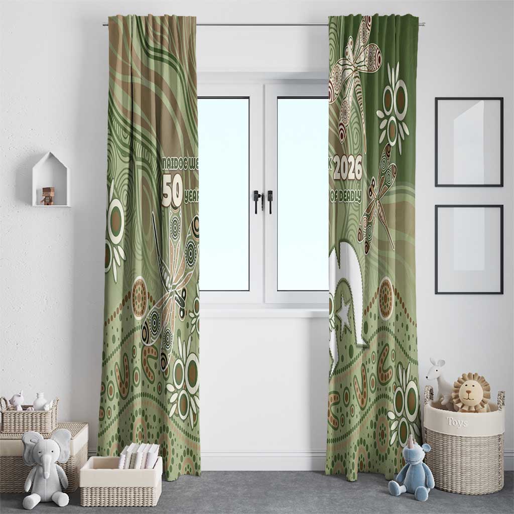NAIDOC Week 2026 Window Curtain Dragonfly Australian Aboriginal Art