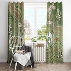 NAIDOC Week 2026 Window Curtain Dragonfly Australian Aboriginal Art