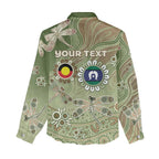 Personalised NAIDOC Week 2026 Women Casual Shirt Dragonfly Australian Aboriginal Art
