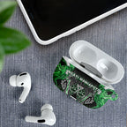 Aotearoa Ngati Maniapoto AirPods Case Maori Tribal Green Paua Shell Pattern