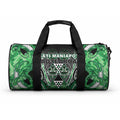Aotearoa Ngati Maniapoto Duffle Bag Maori Tribal Green Paua Shell Pattern