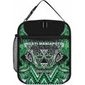 Aotearoa Ngati Maniapoto Lunch Bag Maori Tribal Green Paua Shell Pattern