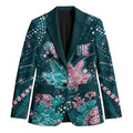 Personalised Hereditary Cancer Awareness Blazer Hope Ribbon With Aussie Teal Duncan Coral
