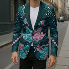 Personalised Hereditary Cancer Awareness Blazer Hope Ribbon With Aussie Teal Duncan Coral