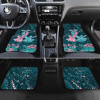 Personalised Hereditary Cancer Awareness Car Mats Hope Ribbon With Aussie Teal Duncan Coral