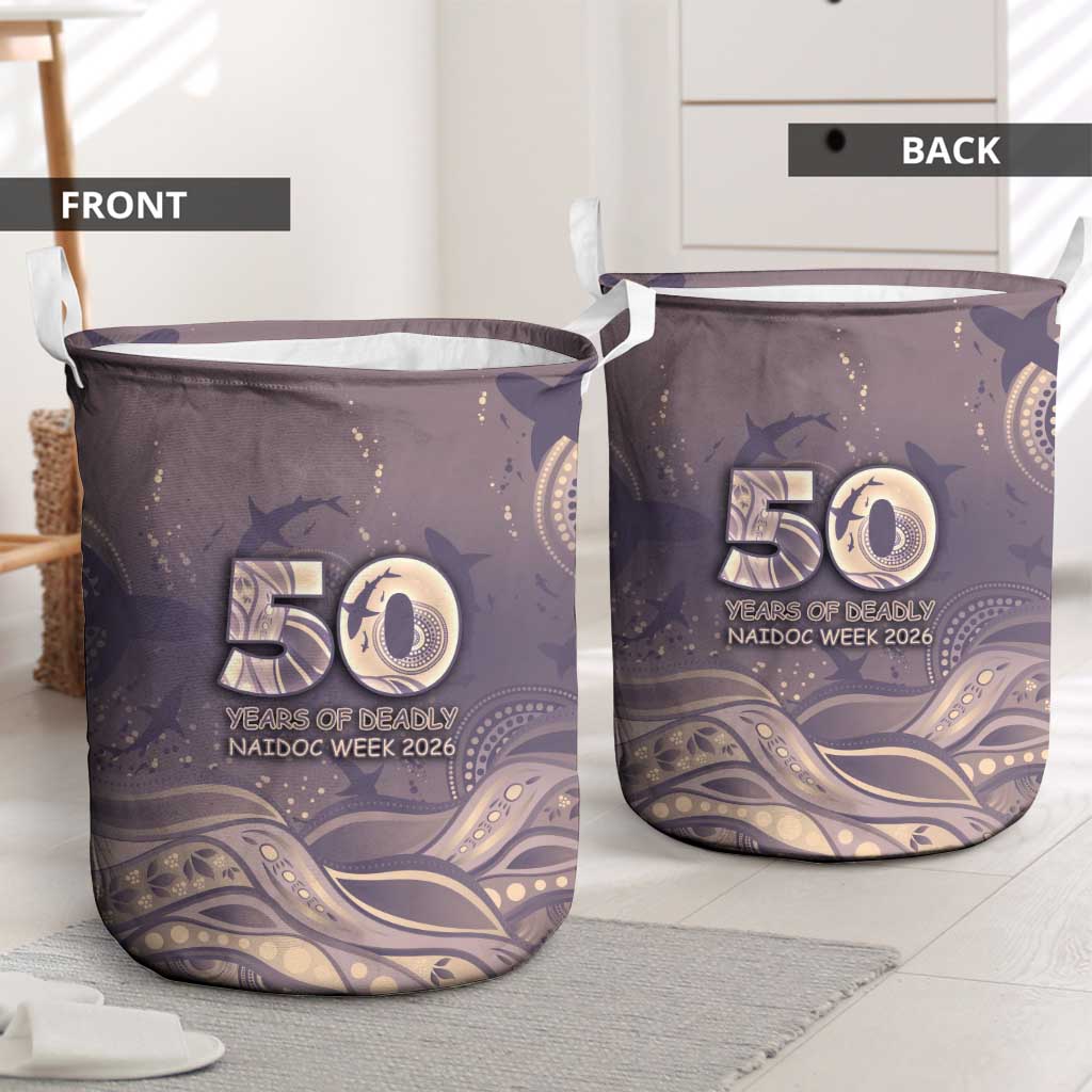 NAIDOC Week 2026 Laundry Basket Shark Pattern Coastal Style