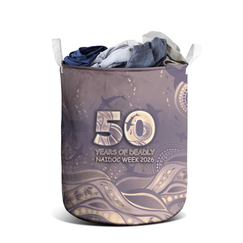 NAIDOC Week 2026 Laundry Basket Shark Pattern Coastal Style