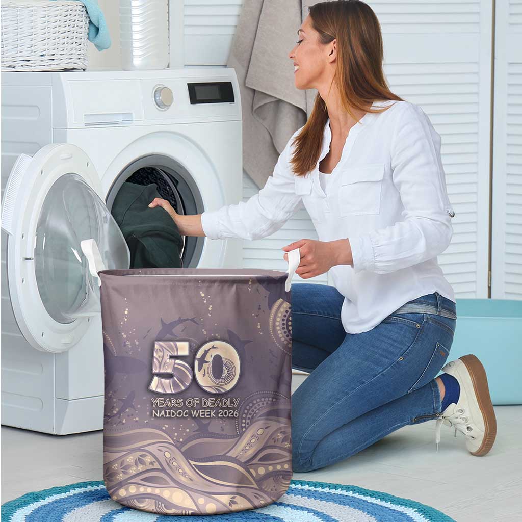 NAIDOC Week 2026 Laundry Basket Shark Pattern Coastal Style
