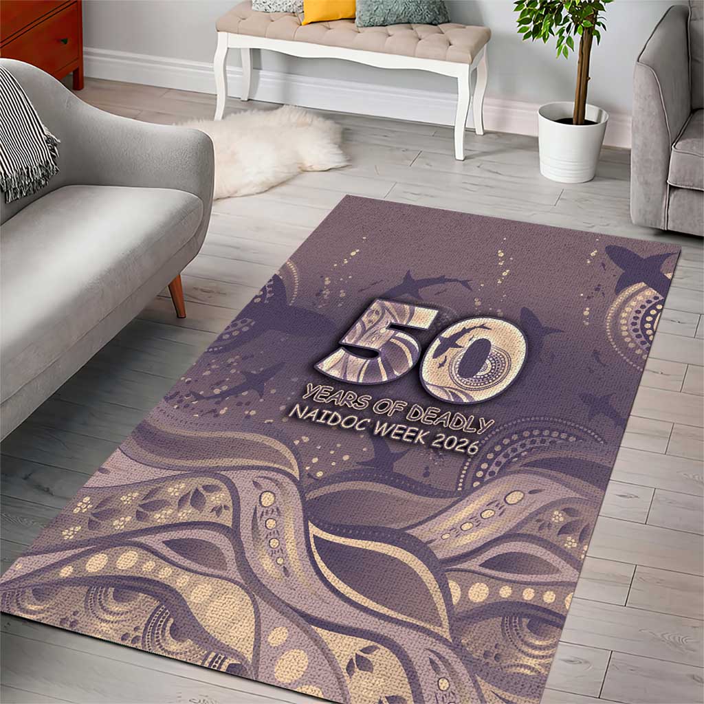 NAIDOC Week 2026 Area Rug Shark Pattern Coastal Style
