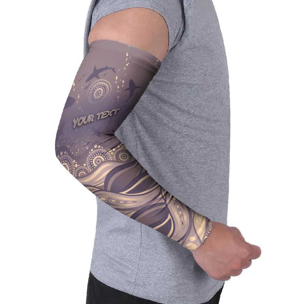Personalised NAIDOC Week 2026 Arm Sleeves Shark Pattern Coastal Style