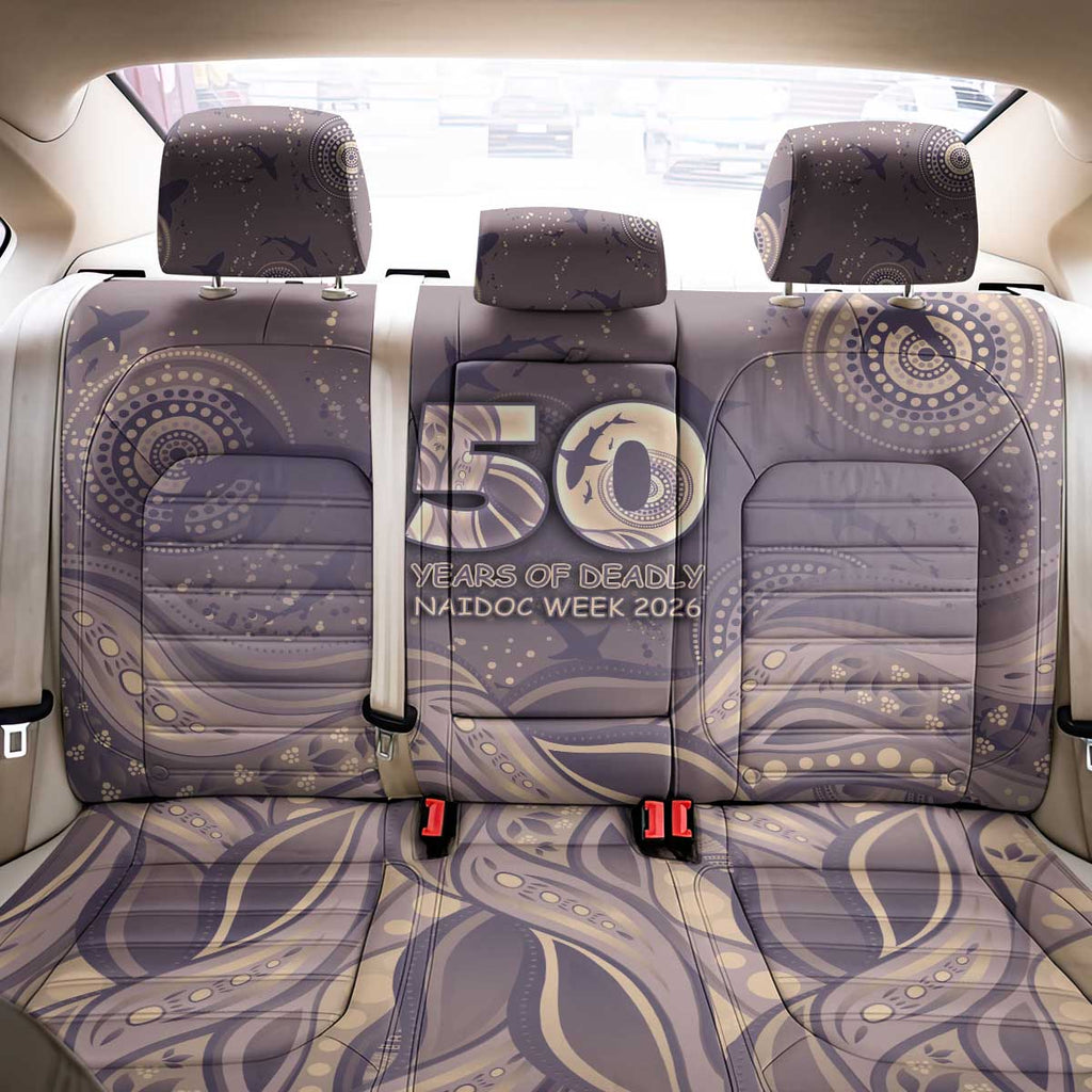 NAIDOC Week 2026 Back Car Seat Cover Shark Pattern Coastal Style