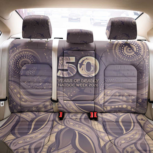 NAIDOC Week 2026 Back Car Seat Cover Shark Pattern Coastal Style