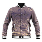 Personalised NAIDOC Week 2026 Baseball Jacket Shark Pattern Coastal Style