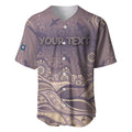 Personalised NAIDOC Week 2026 Baseball Jersey Shark Pattern Coastal Style