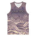 Personalised NAIDOC Week 2026 Basketball Jersey Shark Pattern Coastal Style