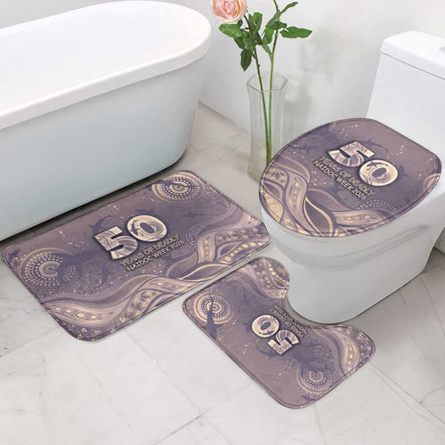NAIDOC Week 2026 Bathroom Set Shark Pattern Coastal Style