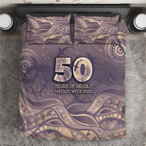 NAIDOC Week 2026 Bedding Set Shark Pattern Coastal Style